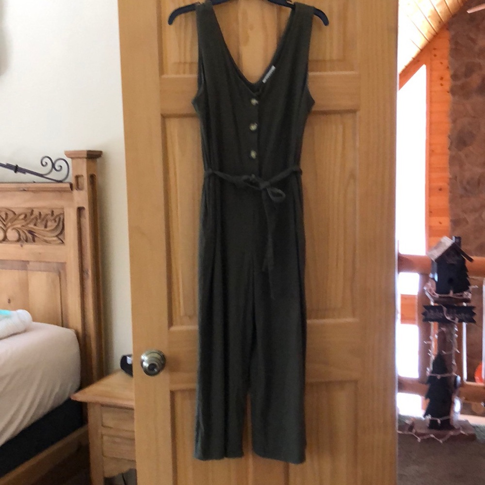 Olive green romper